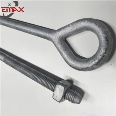 Hot Selling Factory Price Steel Forged Power Accessories Oval Eye Bolt